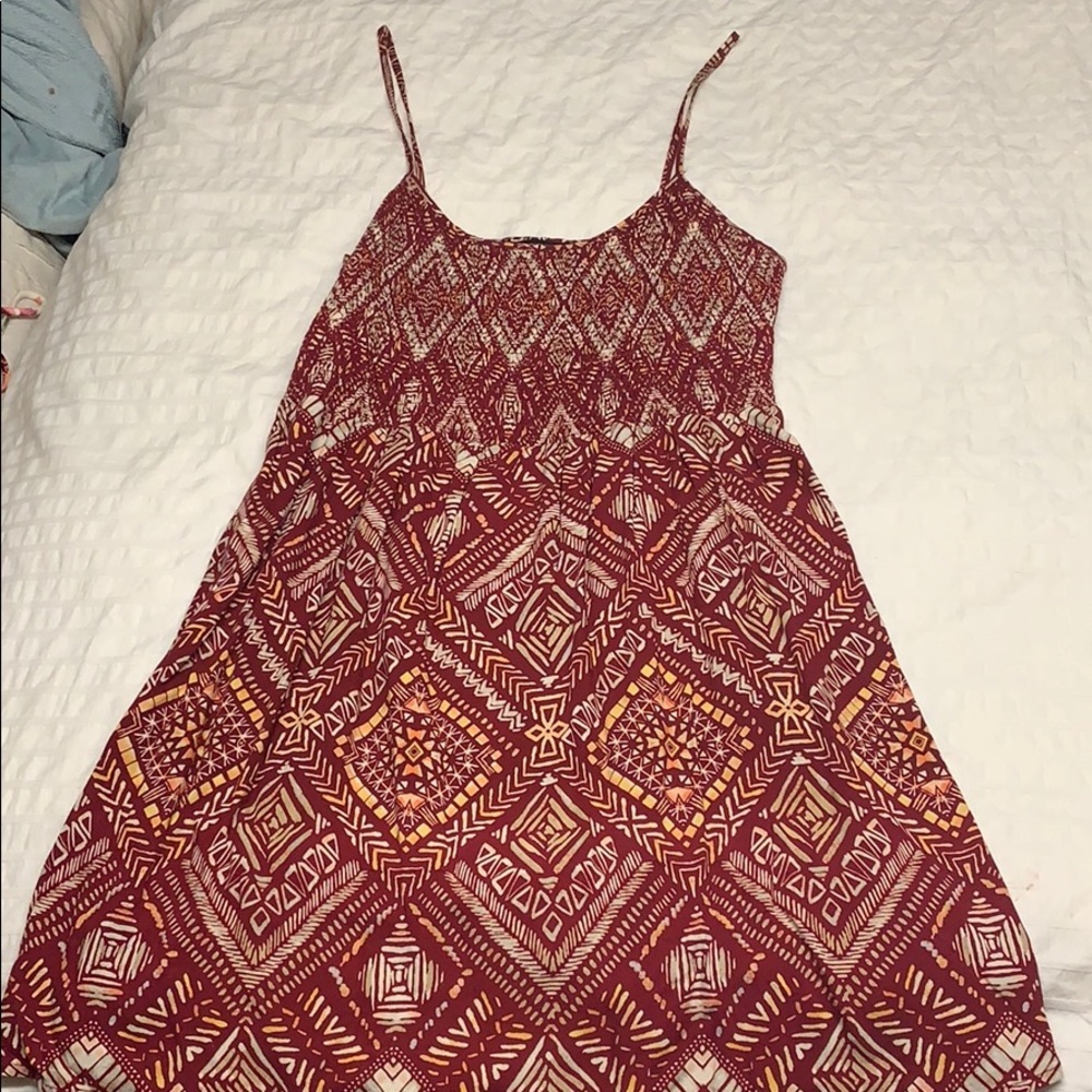 Aztec print summer dress